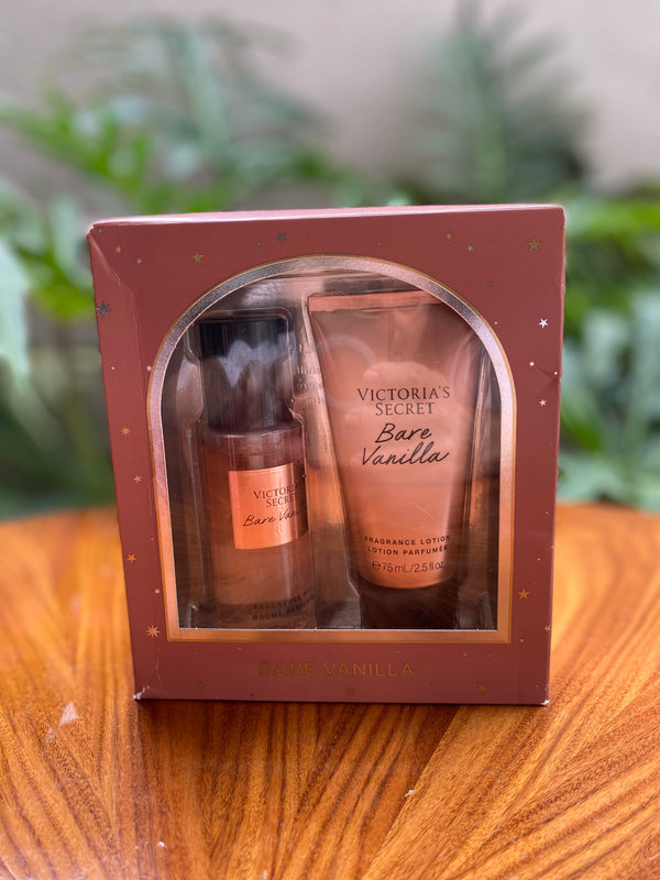 Kit Bare Vanilla, Hidratante 75 ml + Body Splash 75 ml, Victoria´s Secret