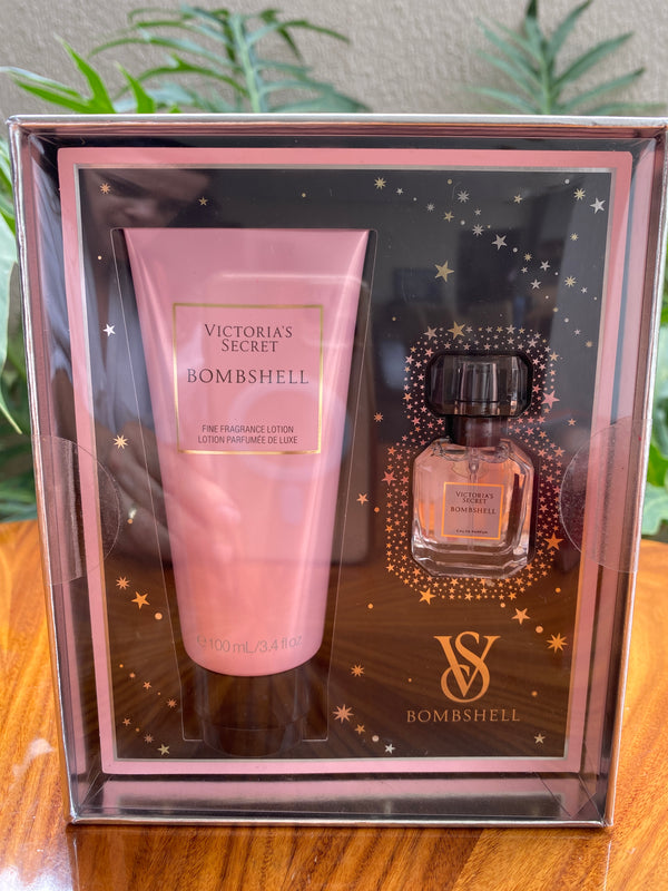 Kit Loção Hidratante 100ml + Mini Perfume Bombshell 7ml Victoria´s Secret