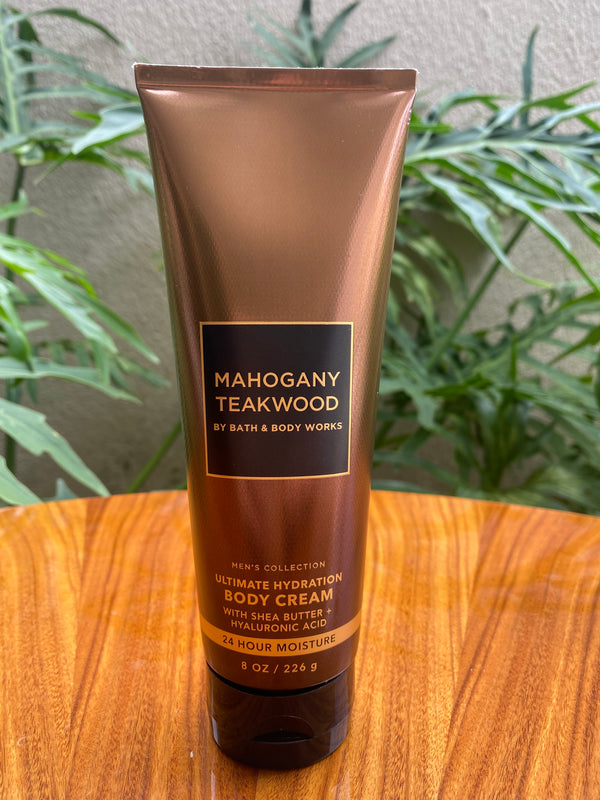 Hidratante Masculino, Mahogany Teakwood,  Bath & Body Works, 226 g